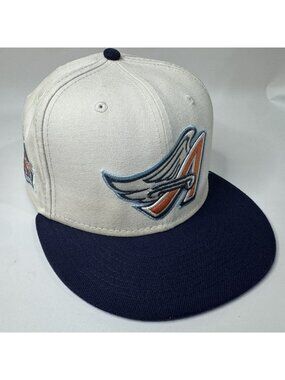 Anaheim Angels New Era 59FIFTY 40th Anniversary Fitted Hat Size 8 MLB